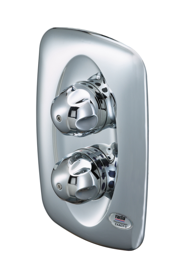 Rada Exact-3 B Chrome Thermostatic Shower Valve - 1.0.427.02.1