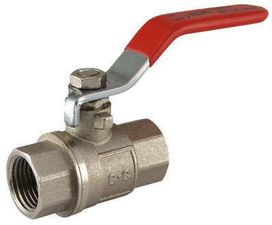 Lever Ball Valves 4" Fi x Fi With Red Handles - 101350
