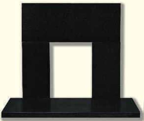 48 inch Back Panel & Hearth Set Granite - 104870GM