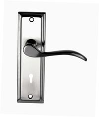 Paris Lever Lock Satin Black Nickel