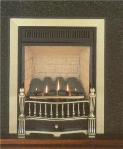 Burley Environ Flueless Gas Fire Brass - 116608BS