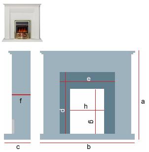 Burley Ullswater Fire Surround - 116611