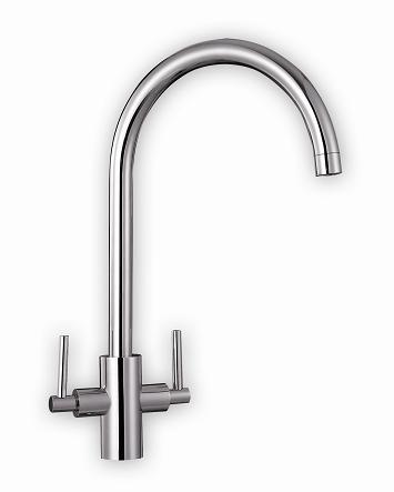 The 1810 Company CURVATO CURVED SPOUT CHROME TAP - CUR/01/CH