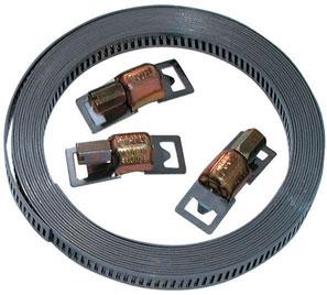 JAYMAC Mild Steel Cut and Fix Banding 14mm x 3m With 8 Fixings - 2025-0668