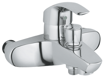 Eurosmart Exposed Bath/Shower Mixer Wall Mounted - C00208 - 33304001