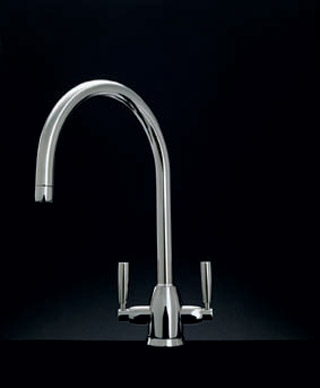 Oberon Monobloc Sink Mixer With C Spout Chrome C12354