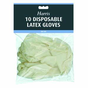 Harris Disposable 10pack Latex Gloves - 5090