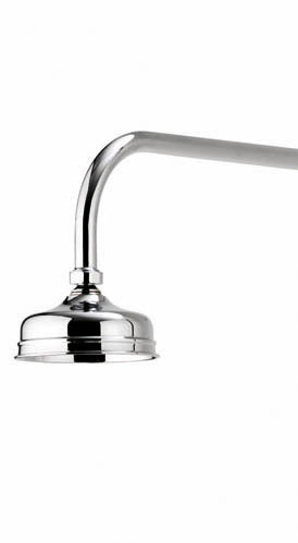 Aquatique Thermo concealed fixed 5" drencher head in chrome