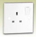 13 Amp 1 Gang Switched Socket - 7000