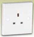 13 Amp 1 Gang Unswitched Socket - 7000U