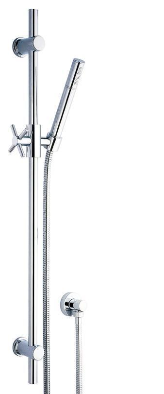 Minimalistic Straight Slider/Single Function head Shower Kit