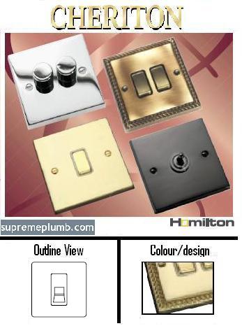 Cheriton Georgian 1 gang RJ12 Outlet White Insert - 90RJ12WH