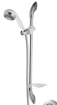 Aqualisa Varispray adjustable height shower kit White Chrome