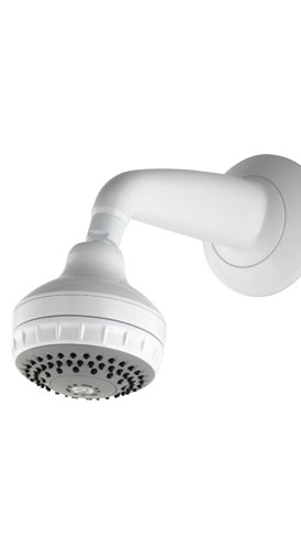 Aqualisa Varispray fixed shower head - in White