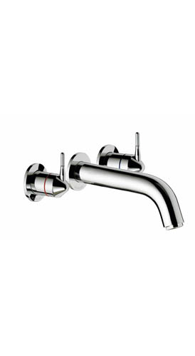 Bath three hole wall mounted tap - DISCONTINUED - AX0264