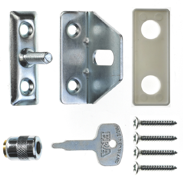 ALDRIDGE 2AW56 Wooden Casement Window Locks 2 Locks 1 Key Brass 2