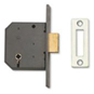 UNION 2126 Mortice Bathroom Lock - 75mm Polished Lacquered Brass Bagged - 2126 