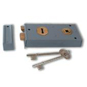 YALE 401 2 Lever Double Handed Rimlock - 138mm GREY Visi - 3072 
