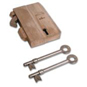 Willenhal Locks G10 5 Lever Gatelock - 68mm Satin Brass KD - 4829 