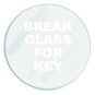 GLENDENNING Spare Glass To Suit Emergency Key Box - Glass - 6876 