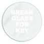 GLENDENNING Spare Glass To Suit Emergency Key Box - Glass - 6876 