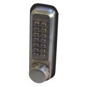 LOCKEY 2435 Series Digital Lock With Holdback - Satin Chrome - 2435 