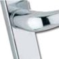 ASEC Kite Secure PAS24 2 Star 240mm Lever/Lever Door Furniture - Chrome - Visi - AS10000 