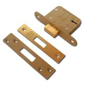 ASEC 3 Lever Deadlock - 64mm Polished Brass KD Bagged - AS1013 