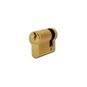 ASEC 6-Pin Euro Half Cylinder - 2 Bitted - 45mm Polished Brass 1 Bit - AS1302 