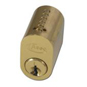 ASEC 6-Pin Scandinavian Oval External Cylinder - Polished Brass KD - AS1444 