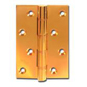 ASEC Double Phosphor Bronze Washer Hinge - 102mm X 67mm X 4mm Polished Brass - AS1502 