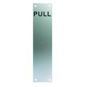ASEC 75mm Wide Aluminium "Pull" Finger Plate - 300mm SAA - AS1605 