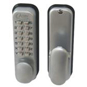 ASEC 2300 Series Digital Lock With Optional Holdback - Satin Chrome Boxed - AS2300SC 
