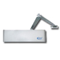 ASEC S-Line Size 2-6 Overhead Door Closer - Silver Enamelled With Back Check - 2-6 SES BC 