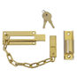 ASEC Locking Door Chain - Polished Brass KD Visi - AS3394 