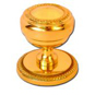 ASEC Georgian Bolt Fix Centre Knob - Polished Brass Visi - AS3554 