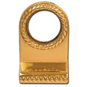 ASEC Georgian Cylinder Pull - Polished Brass Visi - AS3557 