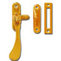 ASEC Victorian Casement Fastener - Polished Brass - AS3758 