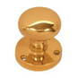 ASEC Victorian 57mm Rose Centre Knob - Polished Brass Mushroom - AS3801 