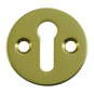 ASEC 32mm Front Fix Escutcheon - Polished Brass Face Fix Bagged - AS3809 