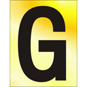 ASEC 75mm Brass Letters & Numerals - G - BR02GP 