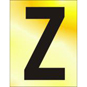 ASEC 75mm Brass Letters & Numerals - Z - BR02ZP 
