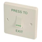 ASEC 4096/P White Momentary 1 Gang Exit Button - Switch - 4096/P 
