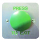 ASEC 3E06701-PTE Green Dome Exit Button Large - 3E06701-PTE - 3E06701-PTE 