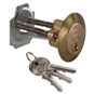 CISA C2000 Rim Cylinder To Suit 11610 Gate Lock - Polished Brass KD Boxed - L10664 
