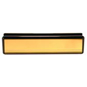UPVC Letter Box - 305mm Wide - 300mm Gold - L12717 