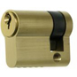 ERA 6-Pin Euro Half Cylinder - 45mm Polished Brass KD - DISCONTINUED - 4028-31 