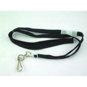 KEVRON ID1018 Breakaway Nylon Lanyard - BLACK - ID1018 