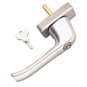 HOPPE UPVC Espag Handle Inline - Tilt & Turn - Silver - 1978781 