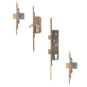 FULLEX Lever Operated Latch & Deadbolt Split Spindle - 2 Dead Bolt 1 Hook - 35/68 - 16mm Facepla - SL160018 
